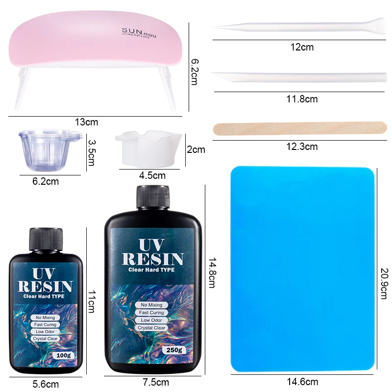 Resina UV Transparente de 100g - Uv Resin Clear Hard avaliação e preço