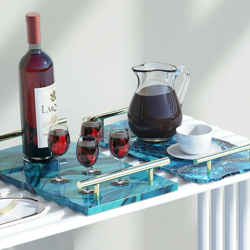 Bandeja de resina epóxi molde  - Resin Art Mould avaliação e preço